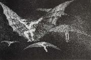 Francisco Goya Modo de volar oil painting on canvas